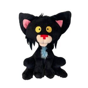 Bad Kitty Plush Doll 12” Merry Makers Black Cat Stuffed Animal